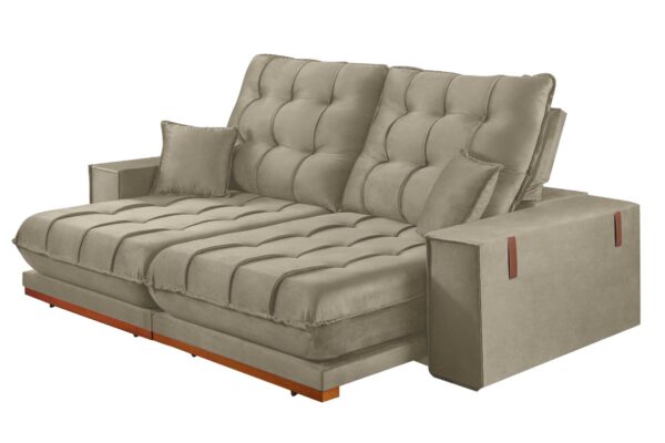ESTOFADO SOFA RETR XANGAI 2.30M -LINHO ou VELUDO - BOARETO 1.7/RN - Image 5