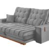 ESTOFADO SOFA RETR XANGAI 2.30M -LINHO ou VELUDO - BOARETO 1.7/RN