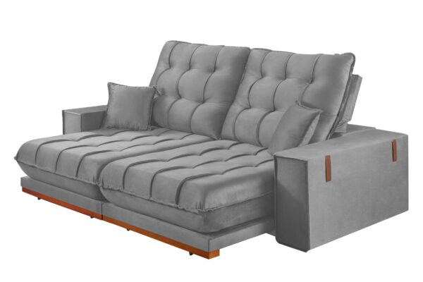 ESTOFADO SOFA RETR XANGAI 2.30M -LINHO ou VELUDO - BOARETO 1.7/RN