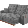 ESTOFADO SOFA RETR XANGAI 2.30M -LINHO ou VELUDO - BOARETO 1.7/RN - Imagem 3
