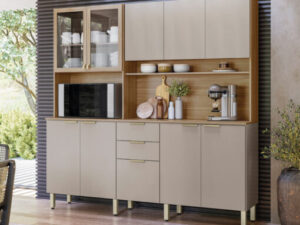 Kit Cozinha Amora 10P 2G – 1,98m – DEMÓBILE – 8.3 – TD