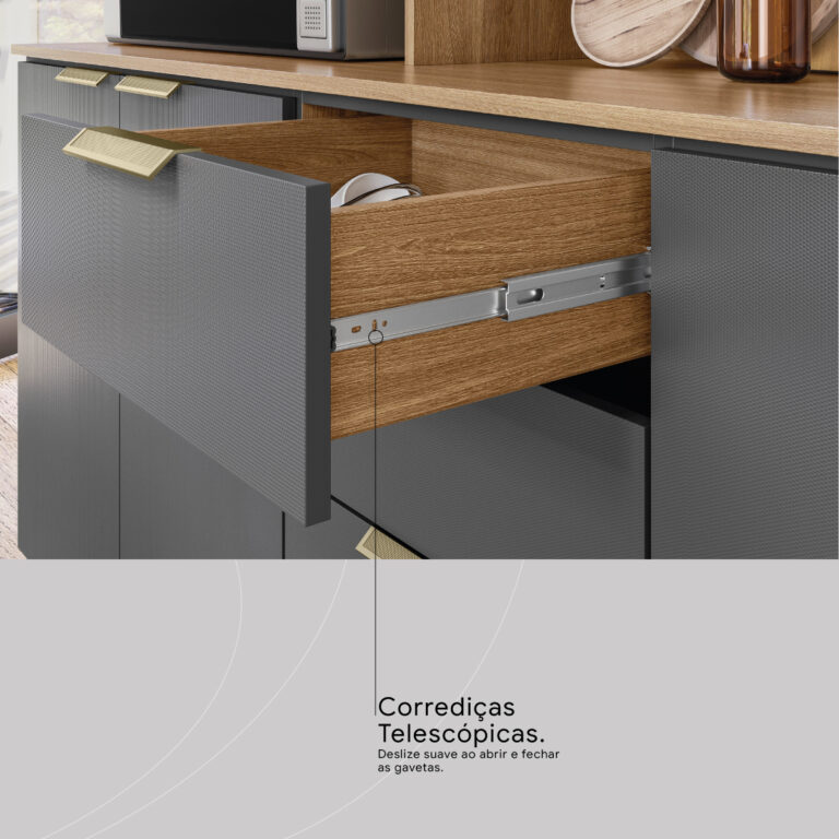 Kit Cozinha Amora 10P 2G - 1,98m – DEMÓBILE - 8.3 - TD - Imagem 19