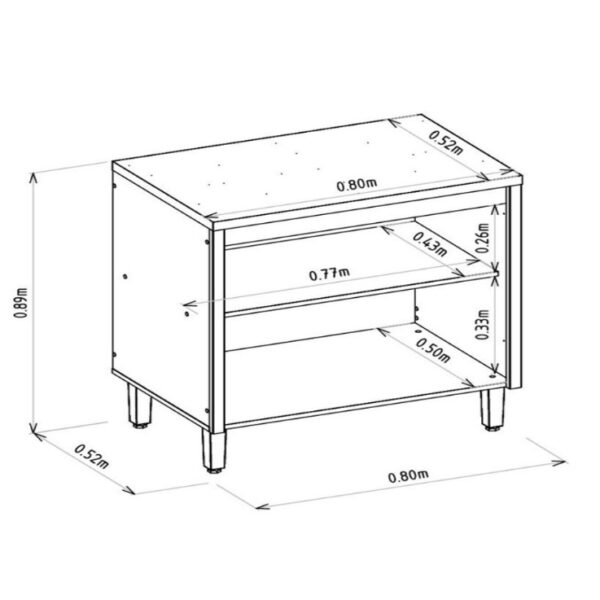 Cozinha 6 Peças Allure LINEA BRASIL - 3.4m - 2.9/TD - Imagem 6