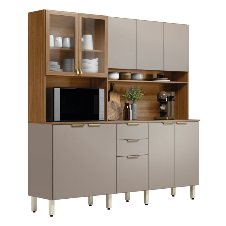 Kit Cozinha Amora 10P 2G - 1,98m – DEMÓBILE - 8.3 - TD - Imagem 4