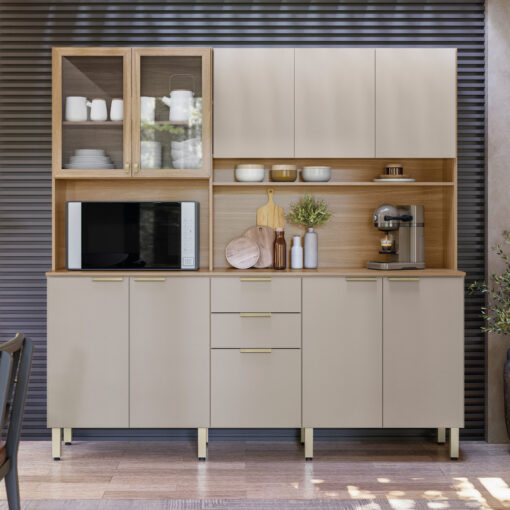 Kit Cozinha Amora 10P 2G - 1,98m – DEMÓBILE - 8.3 - TD - Imagem 2