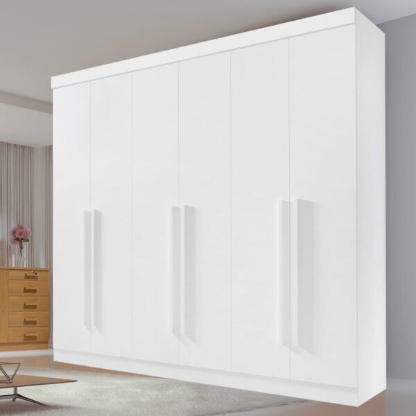 Roupeiro GR Da Vinci 6P 6G internas 100%MDF – D’DORO MÓVEIS - 2,75m - 1.7/TD/LD 1.6/RF/PR/SR