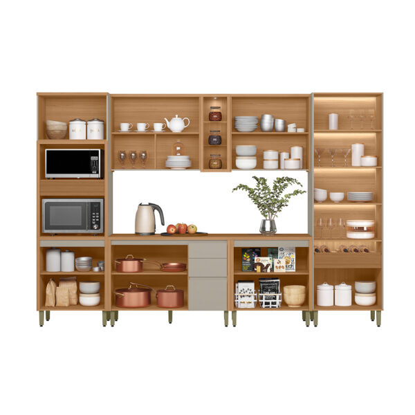 Cozinha 6 Peças Allure LINEA BRASIL - 3.4m - 2.9/TD - Imagem 2