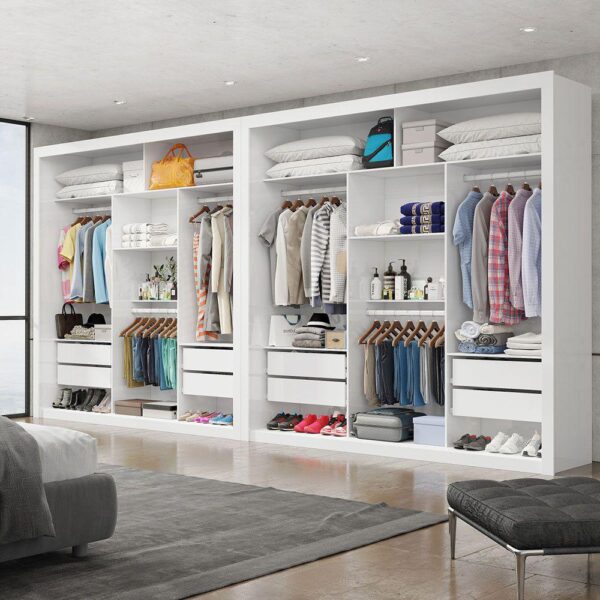 Closet Veneza/Clara/Berlim – CARIOCA MÓVEIS - 1,855m x 1,855m - 1.5/TD - Imagem 3