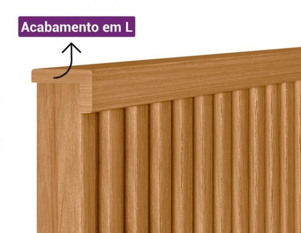 Cabeceira Viúva/Casal/Queen Laranjeiras 2.4 LINEA BRASIL - 2.41m - 4.7/TD - Imagem 2