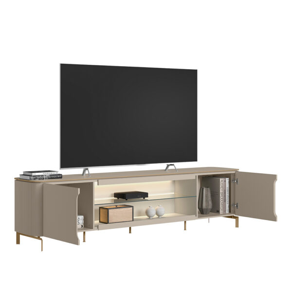 Rack até 85″ Santorini LINEA BRASIL - 2.39m - 9.7/TD - Imagem 3