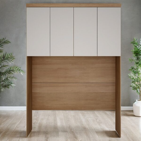 módulo Aéreo Casal/Queen Rizon 100%MDF – NOVO HORIZONTE - 167,6cm - 6.4/TD