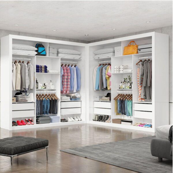 Closet Veneza/Clara/Berlim – CARIOCA MÓVEIS - 1,855m x 1,855m - 1.5/TD