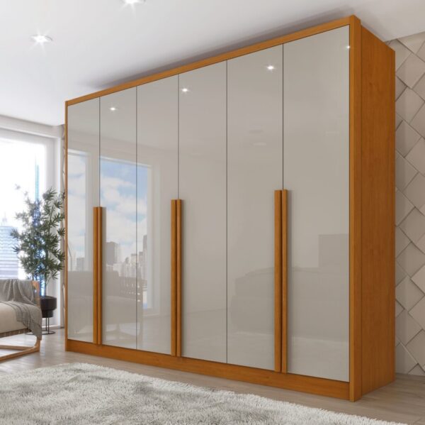 Roupeiro GR 6 Portas Aracena/Realeza/Esplendor 100%MDF – TCIL - 2,74m - 1.5/PR/TD 1.6/SR