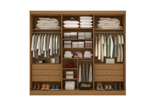 Roupeiro GR Da Vinci 6P 6G internas 100%MDF – D’DORO MÓVEIS - 2,75m - 1.7/TD/LD 1.6/RF/PR/SR - Imagem 5
