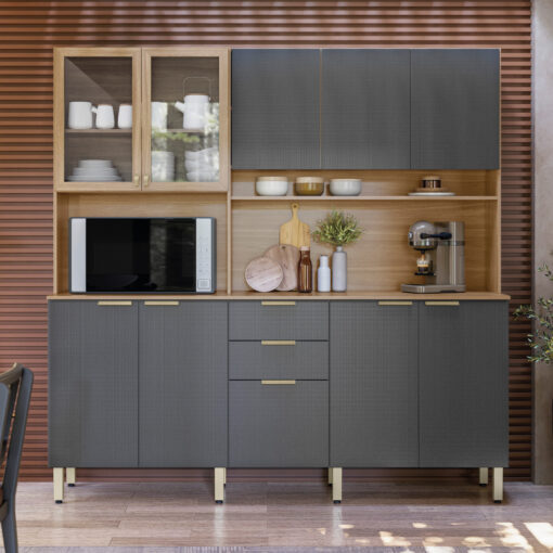 Kit Cozinha Amora 10P 2G - 1,98m – DEMÓBILE - 8.3 - TD - Imagem 12