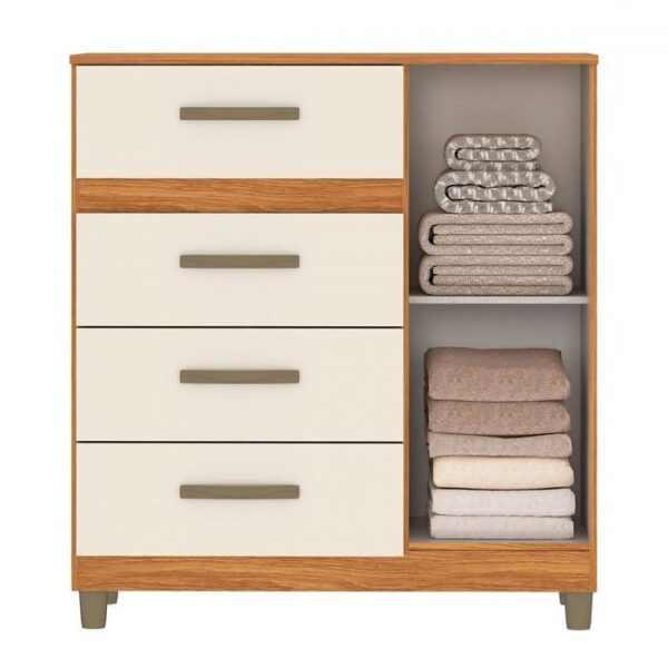 Cômoda Leme C/ 4 Gavetas e Sapateira - FELLICCI - 99x90,05 - TD/2.03 - Imagem 2