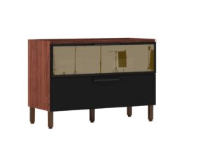 Balcao Viv Concept 1P Basculante com Vidro 1G Kits Paraná – 1,20m – 3.9/SR