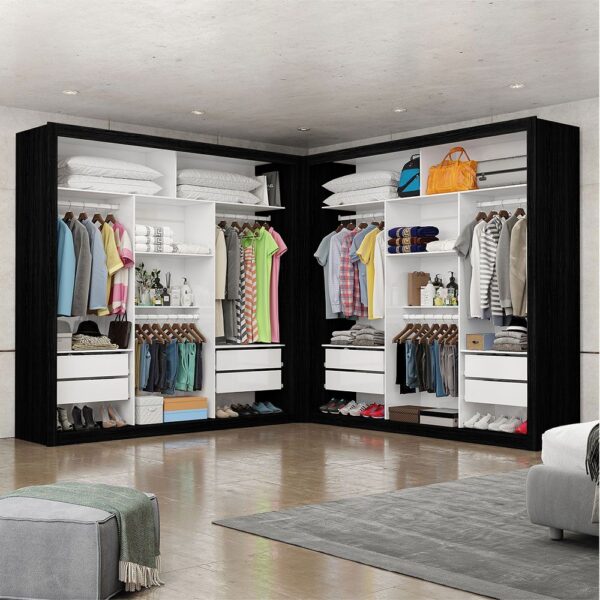 Closet Veneza/Clara/Berlim – CARIOCA MÓVEIS - 1,855m x 1,855m - 1.5/TD - Imagem 2