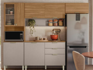 Cozinha Completa c/ Balcão Alba 8P 2G – 2,49m – DEMÓBILE – 7.6 – TD