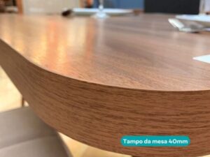 Mesa Átria 1592 Retangular CARRARO MÓVEIS – 1,60m – 4.6/TD