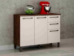 Balcão de Cozinha Jade Nyne Moveis – 1,20m – 3.4/SR