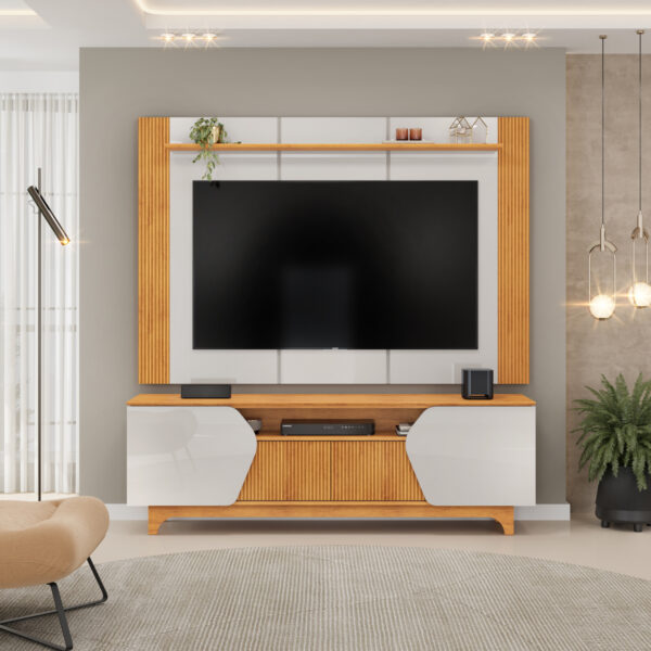 Bancada com painel helo DJ Moveis - 1,83m - 6.9/SR