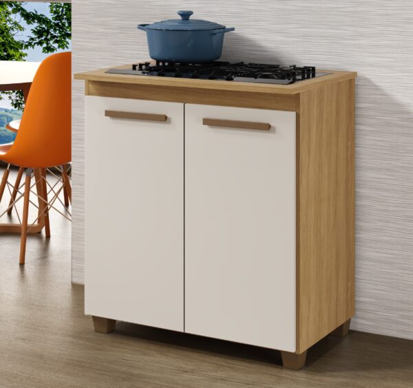 Balcao Para Cooktop Fox Arte Moveis - 0,78m - 2.2/SR - Imagem 2