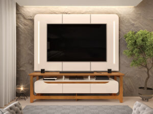 Bancada Com Painel Salvatore DJ Moveis – 2,00m – 1.27/SR