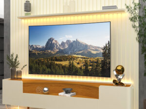 Painel Nobre + Rack Infinity Com LED Gelius – 2,30m – 1.11/SR