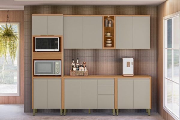 Cozinha Allure 5 Peças Linea Brasil - 2,70m - 1.9/TRA 2,0/TD