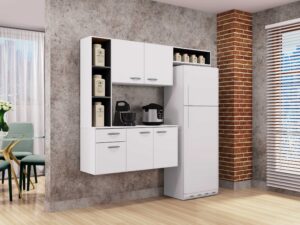 Cozinha Suspensa 5P 1G c/ balcao Isis – 1,63m – 2.8/SR