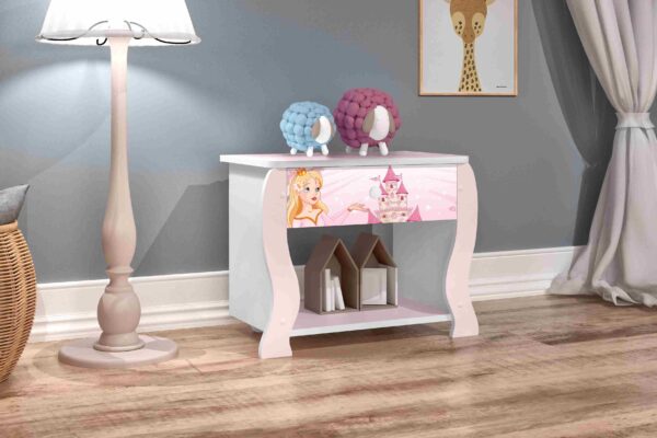 Mesa Cabeceira Lara Princesa J&A Moveis - 0,56m - 8.9/SR
