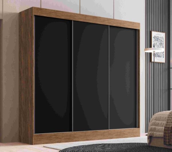 Roupeiro GR 3 Portas Michigan 89333 100%MDF – DORIPEL - 2,30m - 1.4/TD - Imagem 3