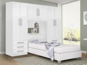 Roupeiro GR Solteiro México + Floripa Branco (NÃO CONVEM CAMA)– RUD RACK – 2,17m – 9.2/TD