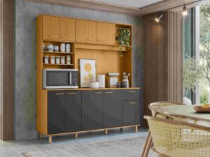 Kit Cozinha Nuria 9P1G3N Poliman – 1,80m – 7.2/SR
