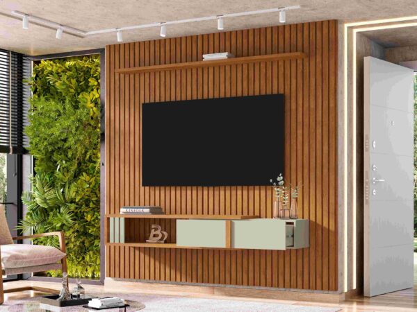 Painel Nassau Cancun 1P1G1N Bechara Moveis - 2,24m - 1.0/SR