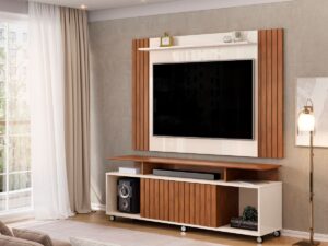Painel Extensivel Trend Com Rack Tomy DJ Moveis – 1,36m > 1,60m – 5.0/SR