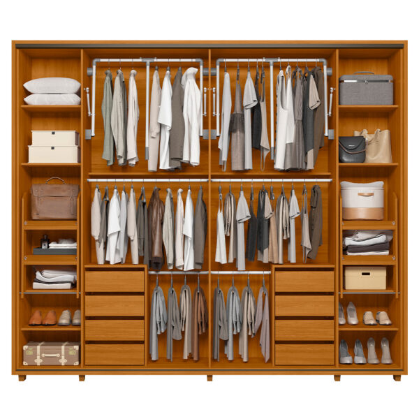 Roupeiro Dali Madetec - 100% MDF - 2,79m - 3.06/SR - Imagem 2