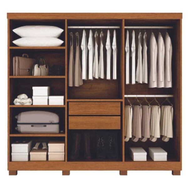 Roupeiro Guarda-Roupa 6P 2G Cabo Frio BIANCHI - 1,80m - 7.8/TD - Imagem 2