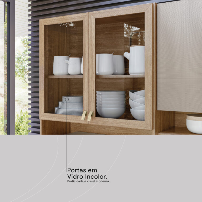 Kit Cozinha Amora 10P 2G - 1,98m – DEMÓBILE - 8.3 - TD - Imagem 6