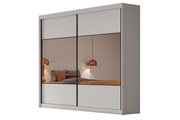 Roupeiro GR Brusque 2P8G C/Esp Novo Horizonte - 100% MDF - 2,41m - 1.85/RN - Imagem 2