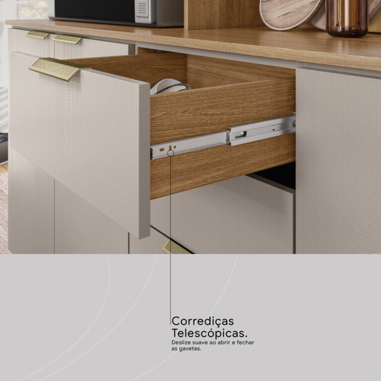 Kit Cozinha Amora 10P 2G - 1,98m – DEMÓBILE - 8.3 - TD - Imagem 8