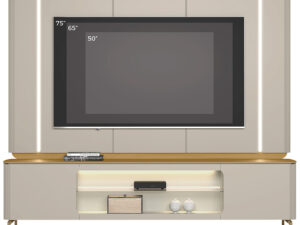 Painel + Rack Santorini LINEA BRASIL – 2,39m – 1.5/TD