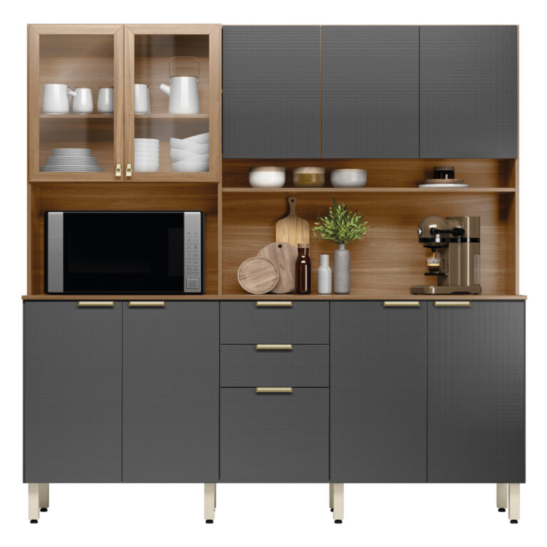 Kit Cozinha Amora 10P 2G - 1,98m – DEMÓBILE - 8.3 - TD - Imagem 13