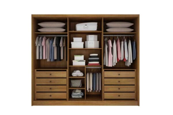 Roupeiro GR Himalaia 6P8G Novo Horizonte - 100% MDF - 2,74m - 1.99/RN - Imagem 2