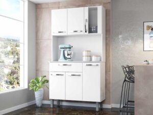 Kit cozinha Paris Fiorello 6P 1G 100%MDF - 1,72m - 3.1/TRA/RN