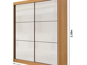 Roupeiro Santorini 2 Portas – 1.85m  – 100% MDF – D Doro – 1.34/RF