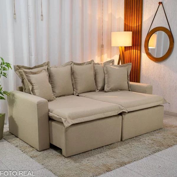 Sofá Retrátil e Cama Torino - 2.10m - 1.7/RF