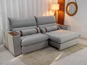 Sofá Retrátil Reclinável Ravello 3040 Molas Pockets – 2.50m – 2.0/RF