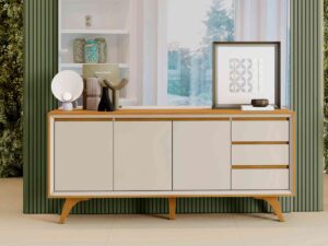 BUFFET VERTEX 3PTA 3 GAV 180CM NAT/OFF MAVAULAR – 1,80M – 9.5/RN